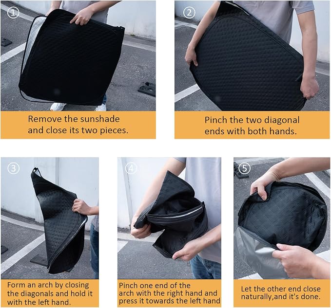 5 Layers Thick Car Windshield Sun Shade - Image 5