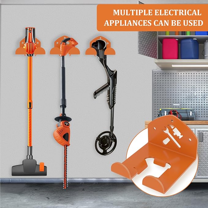 Garage Organization Storage Trimmer Rack Garden Power Tool Hanger - Image 6