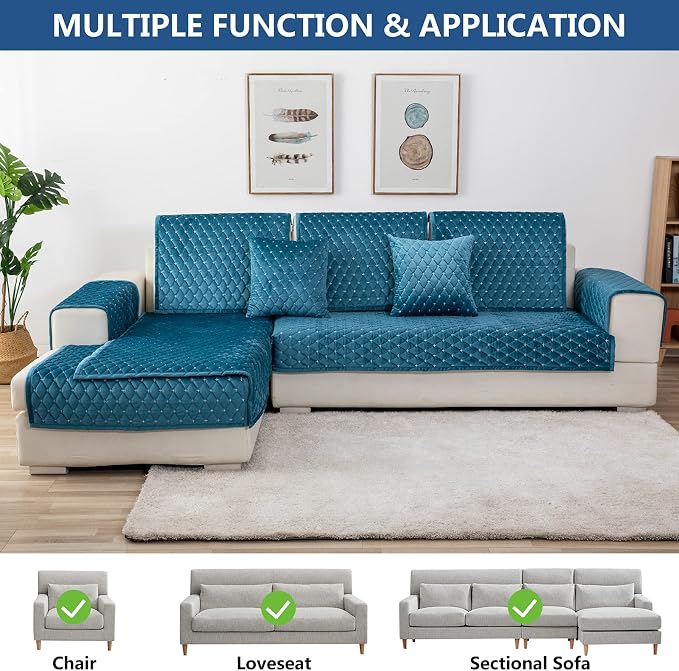 Eismodra Throw Pillows, Couch Cover, Sofa Cover, Sectional Couch Covers - Image 2