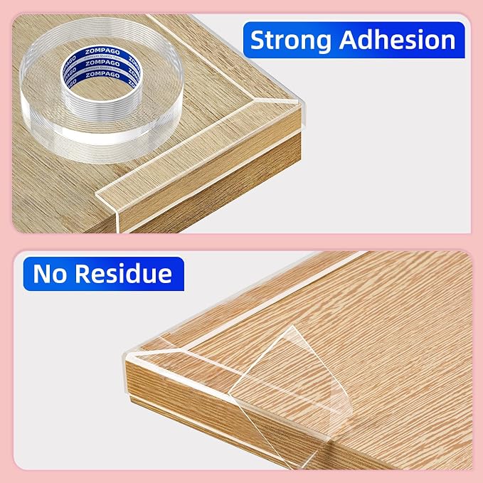Clear Soft Corner Protectors for Furniture Strip, 1.2in x9.84FT, Sharp Edge & - Image 3