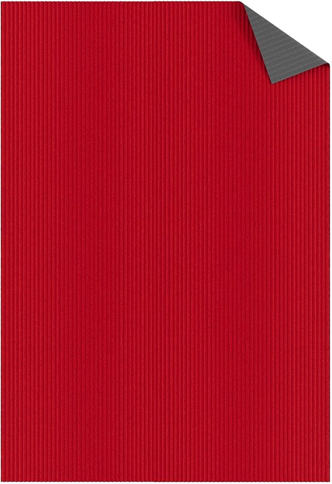 Ottomanson 6'6" x 10' Mud Mat Area Rug Scraper Carpet - Image 9