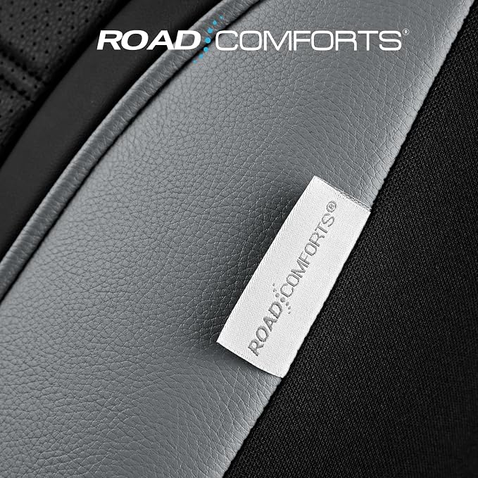 Road Comforts Leather Seat Covers, Breathable Car Seat Covers Full Set - Image 5