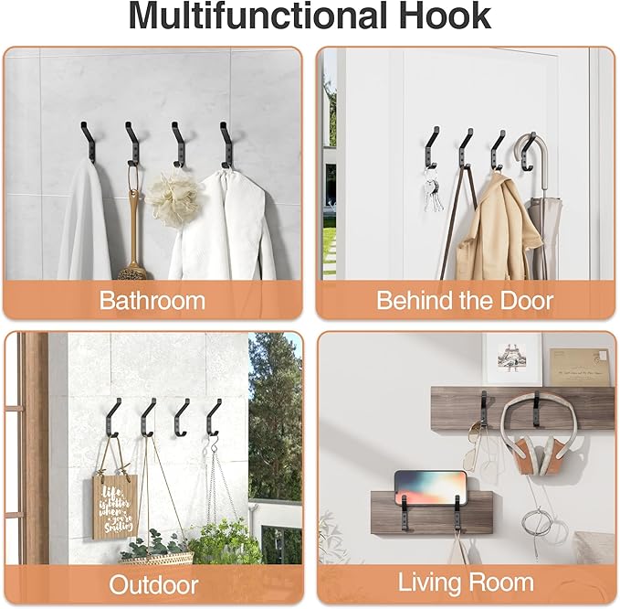 Wall Hook for Hanging Coat - 20LB - Image 6