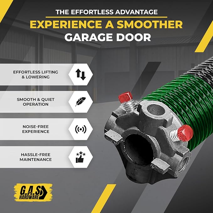 Garage Door Torsion Spring 243x1.75x33 Includes 1” Steel Bearing, and Winding - Image 5
