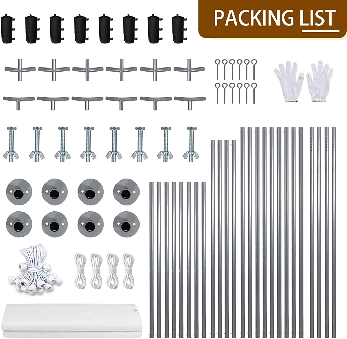 Walsunny Carport 10x20ft Heavy Duty Carport Canopy - Image 5