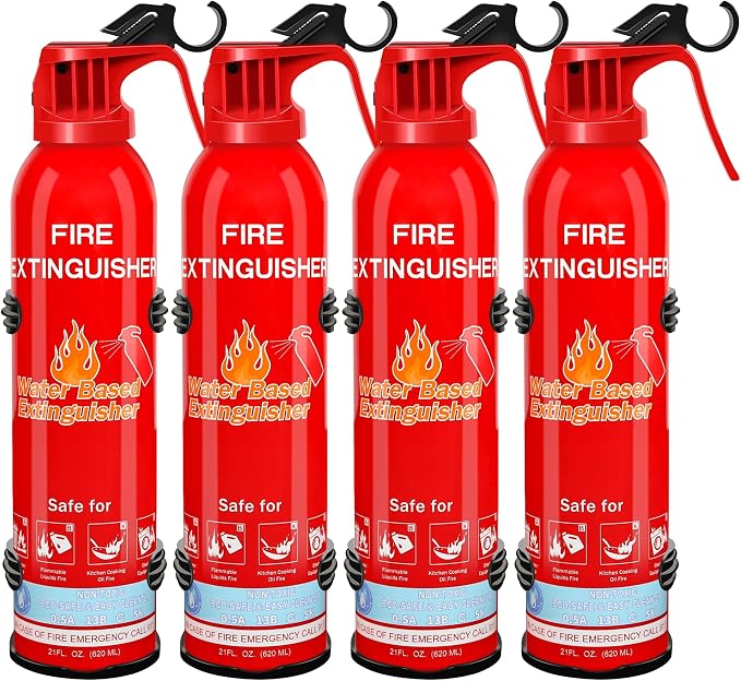 Fire Extinguisher for Home, Portable A, K Class Fire Extinguishers by Leyanny