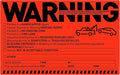 Easykart Labels 250 Parking Violation Notice Tow Stickers by EasykartLabels