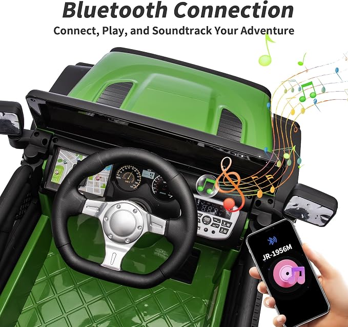 4WD Kids Ride on Car Truck, 12V 7Ah Kids Electric Vehicles Car Ride on Toy - Image 7
