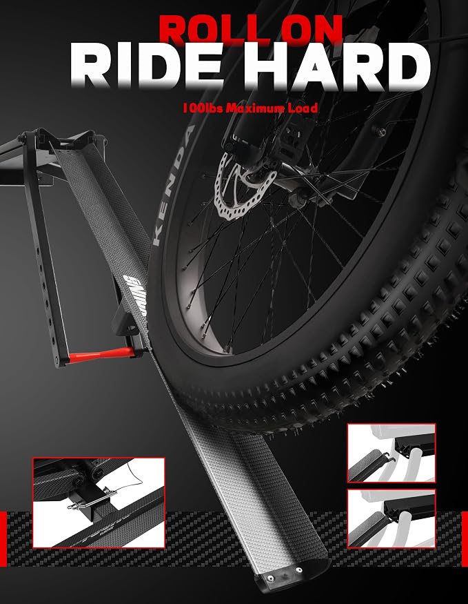 Young 200 lbs Ebike Racks with Ramp - Image 5
