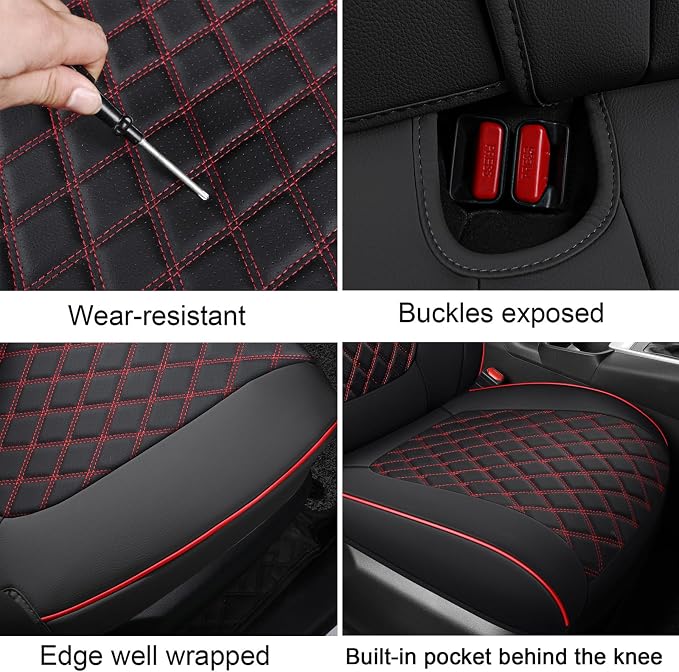 MIROZO Seat Covers for Rav4, Non-Hybrid Toyota RAV4 Seat Covers Car Seat Cover - Image 8