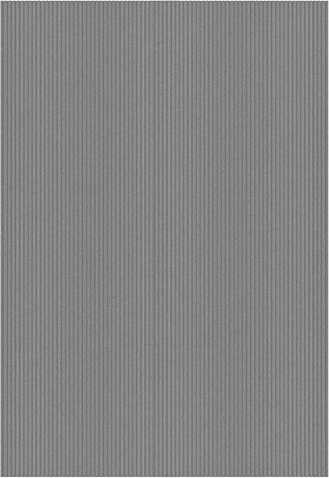 Ottomanson 6'6" x 9' Mud Mat Area Rug Scraper Carpet - Image 7