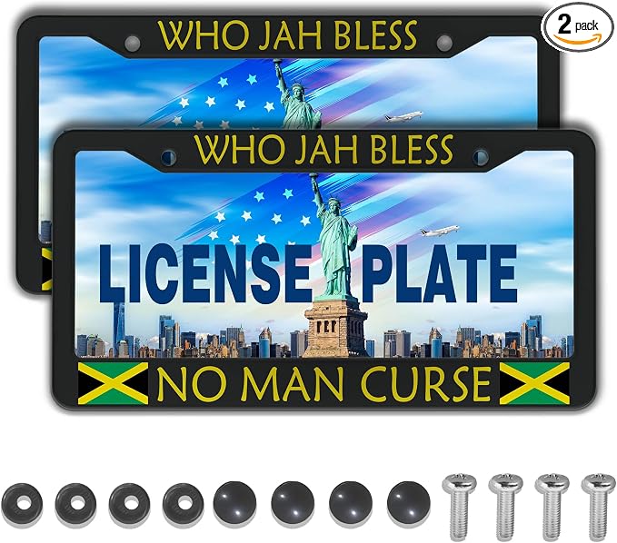 License Plate Holder Black by Unknown