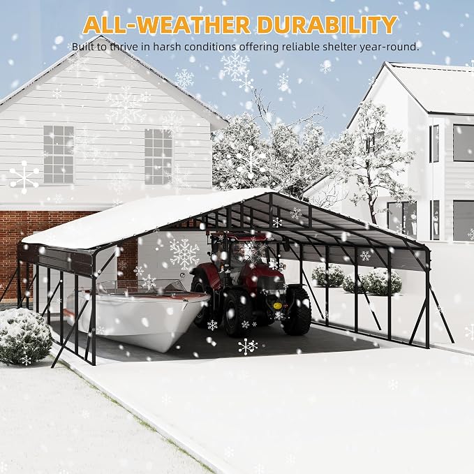 20x30FT Metal Carport Kits - Image 6