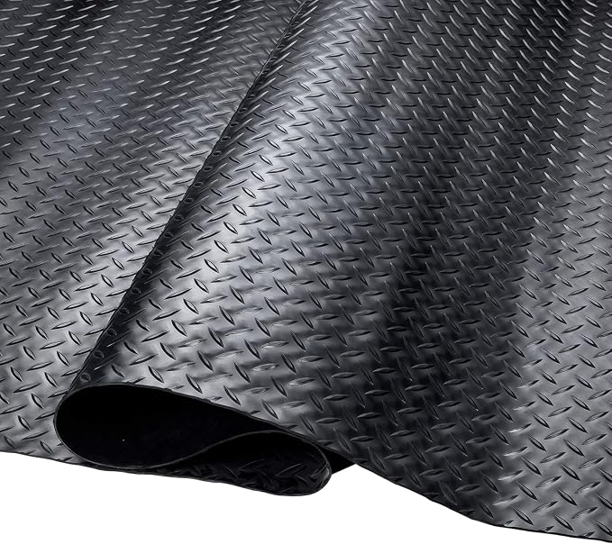 SEAL 4 x 15 Ft Premium Garage Floor Mat, Solid 2.8mm Thickened Black Commercial - Image 7