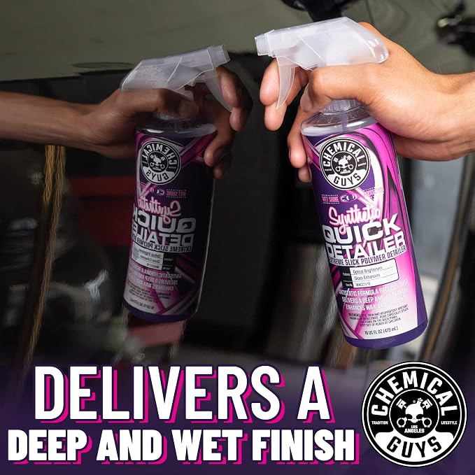 Chemical Guys WAC211 Synthetic Quick Detailer, Extreme Slick Polymer Detailer - Image 3