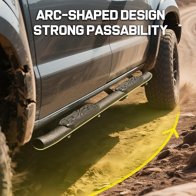 3.5 Inch Oval Tube Bar Running Boards Compatible - Image 5