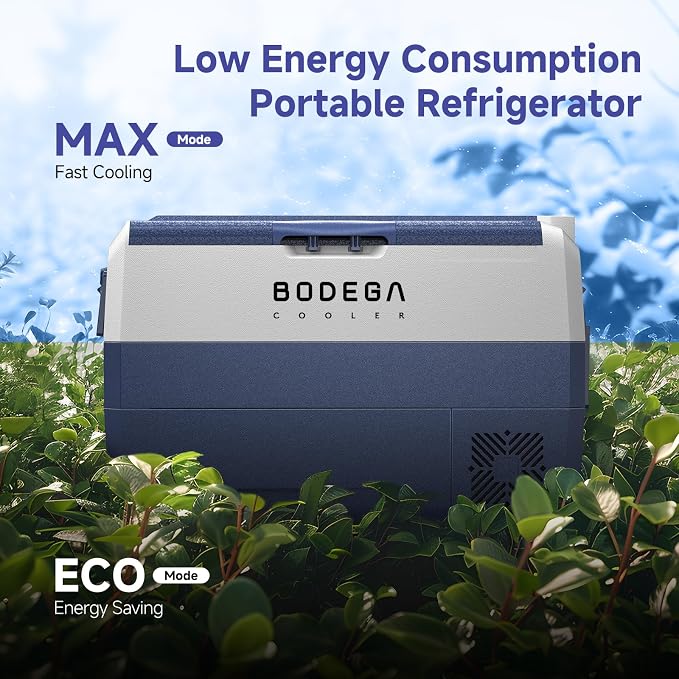 BODEGACOOLER 12 Volt Car Refrigerator, 53 Quart Portable Fridge Dual Zone - Image 6