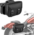 Nomad Leather Motorcycle Saddlebags Large Quick-Easy Universal Fit Throw Over by Nomad