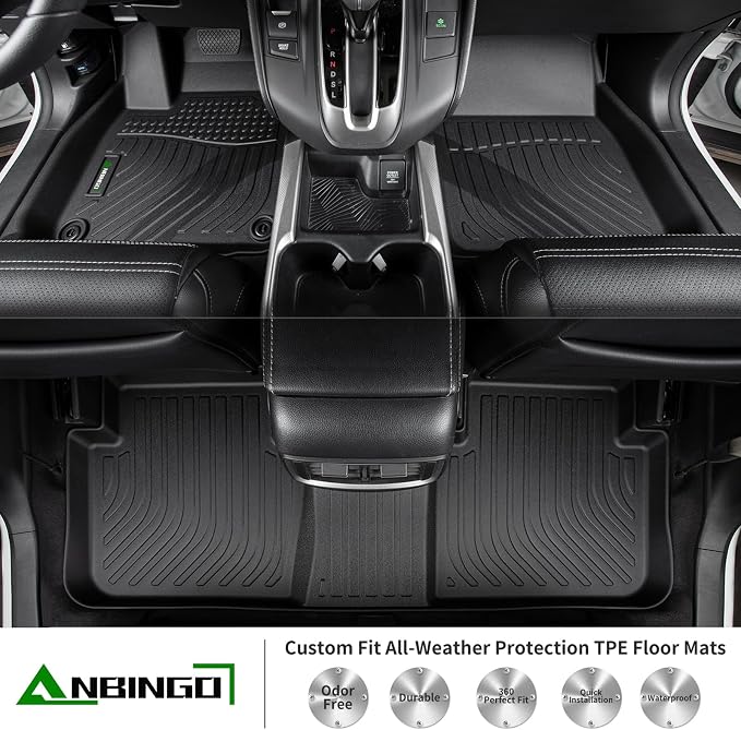 ANBINGO®Floor Mats Fit for Infiniti QX80/Nissan Armada 2019-2024 All Weather - Image 2