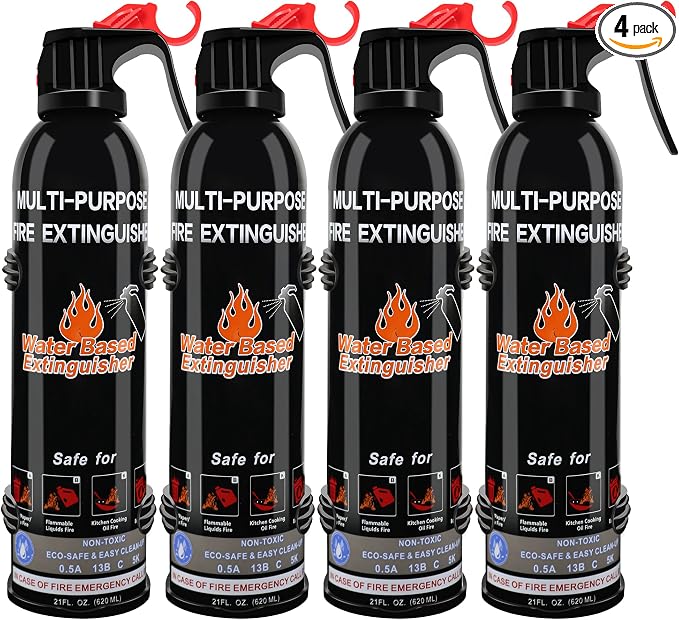 Fire Extinguisher for Home, 4 Pack Vehicle Fire Extinguishers by MITUKIYOUNG