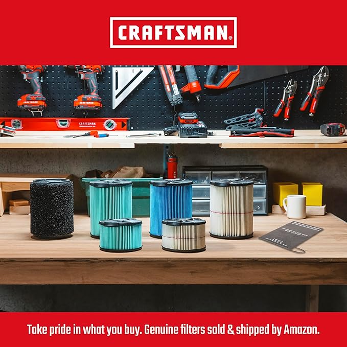 CRAFTSMAN CMXEVBE17607 16 Gallon 6.5 Peak HP Wet Dry Vac - Image 5