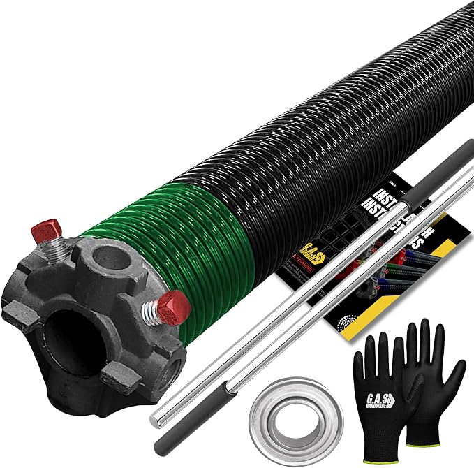 Garage Door Torsion Spring 243x1.75x33 Includes 1” Steel Bearing, and Winding by GASHardware
