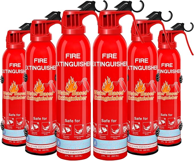 Fire Extinguisher for Home, Portable A, K Class Fire Extinguishers by Leyanny