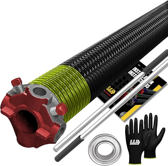 Garage Door Torsion Spring 207x1.75x26 Includes 1” Steel Bearing, Non-Slip by GASHardware