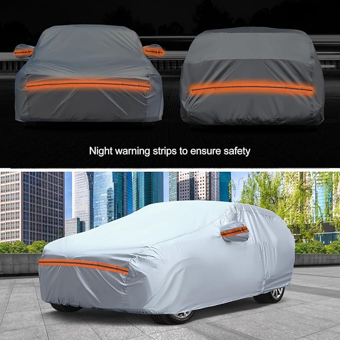 KEYOOG Car Cover, Fit for 230"-260" Length Pickup Truck, 6-Layer All-Weather - Image 7