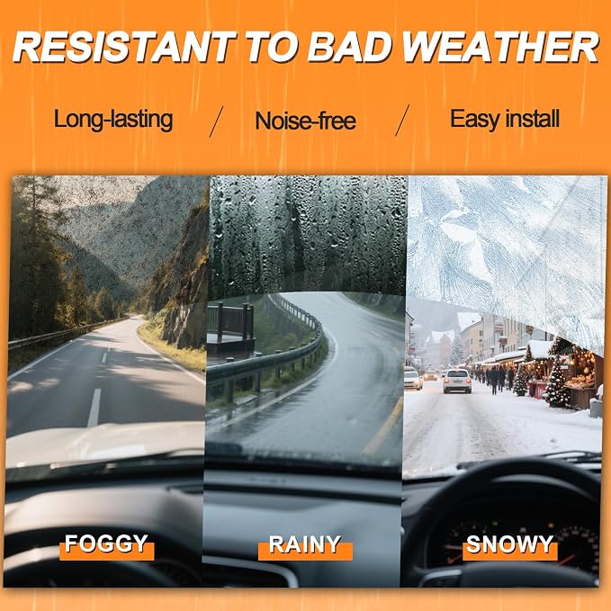 HULADAED® 26'' 20'' 12'' Windshield Wipers Replacement - Image 5
