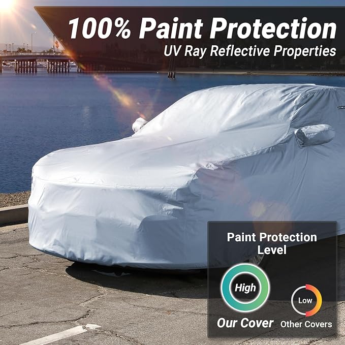 iCarCover Premium Car Cover for 1987-2005 Pontiac Bonneville Heavy Duty - Image 3