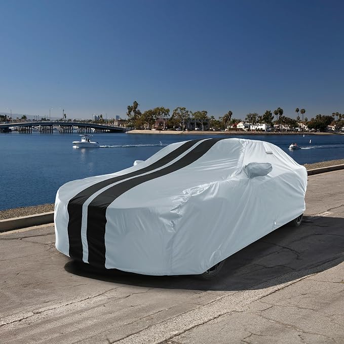 iCarCover Custom Car Cover for Chevy Camaro LT, SS Waterproof All Weather Rain - Image 7