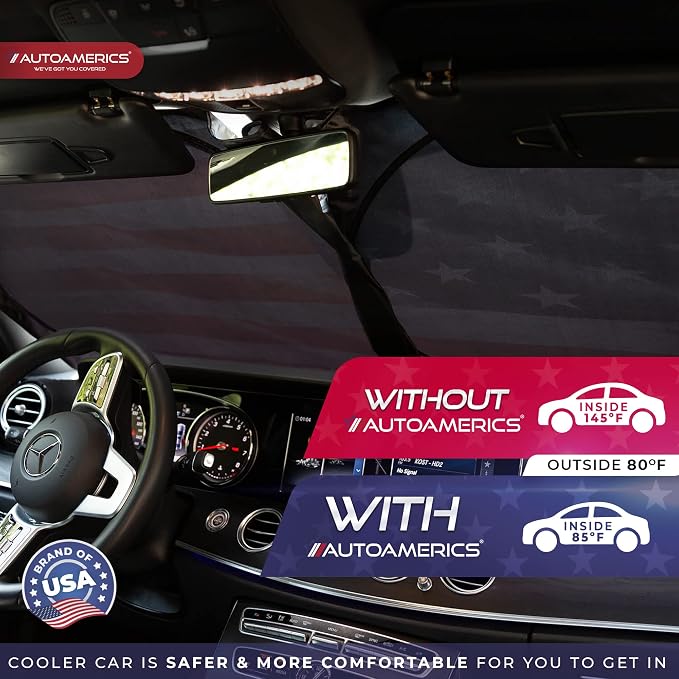 Autoamerics Truck Windshield Sun Shade - Image 7
