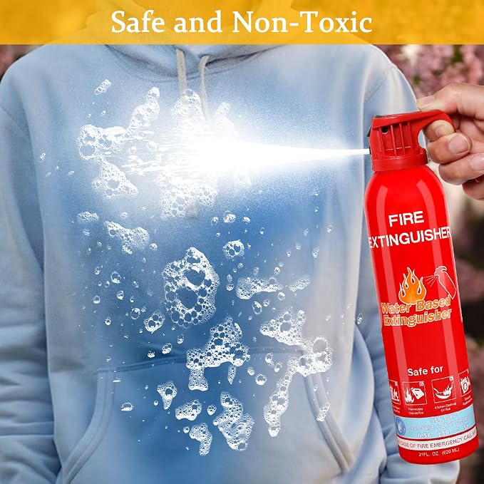 Fire Extinguisher for Home, Portable A, K Class Fire Extinguishers - Image 7