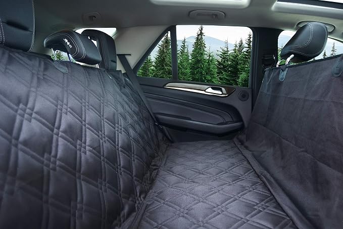 Bulldogology Dog Car Seat Cover 64"x60" Waterproof Heavy Duty Bench Dog Hammock by BulldogologyPetSolutions