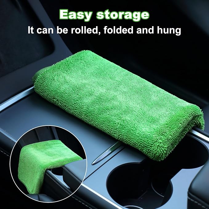 JOYMOOP Microfiber Towels for Cars, 2 Pack 63" x 29.5" Car Drying Towel - Image 8