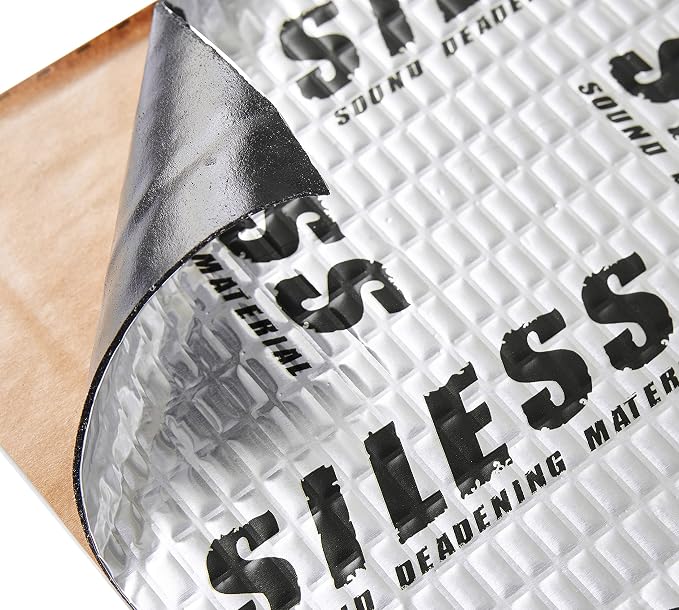 Siless 80 mil 18 sqft Car Sound Deadening mat by SILESS