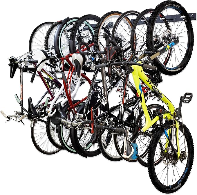 StoreYourBoard BLAT 8 Bike Wall Storage Rack, Holds 2-8 Bicycles, Garage Wall by StoreYourBoard