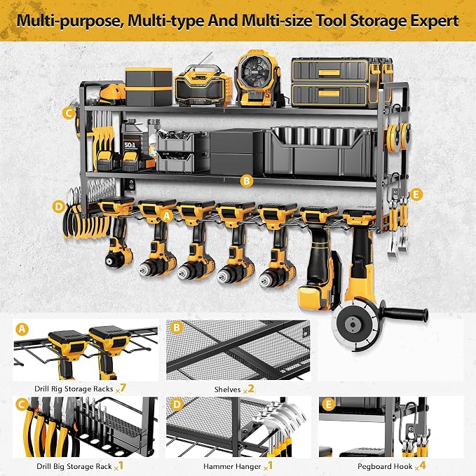 LBT Power Tool Organizer Wall Mount - Image 4