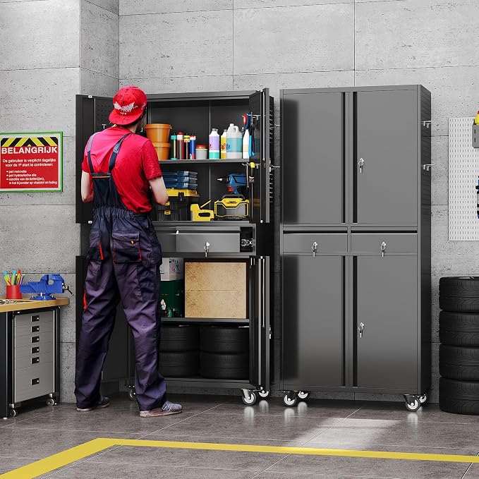 Metal Garage Storage Cabinet - Image 7