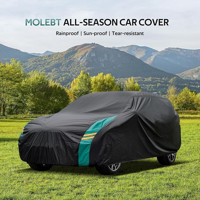 Jeep Wrangler Car Cover 4 Door Fits Sahara Rubicon Unlimited Sport JK JL. Jeep - Image 7