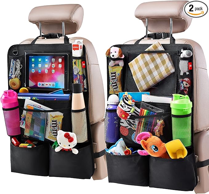 Helteko Backseat Car Organizer, Kick Mats Back Seat Protector by Helteko