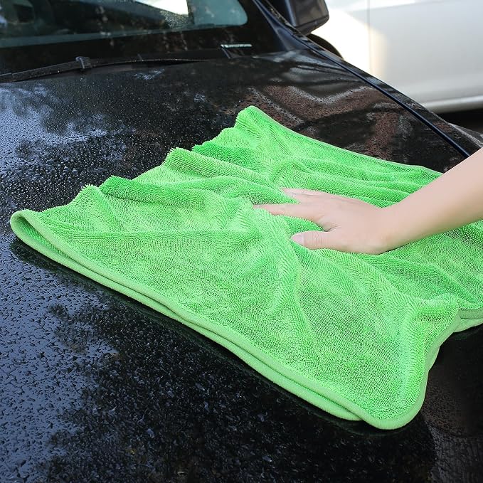 JOYMOOP Car Dry Towel, Quick Drying, Medium Size, Microfiber Cleaning Cloth - Image 2